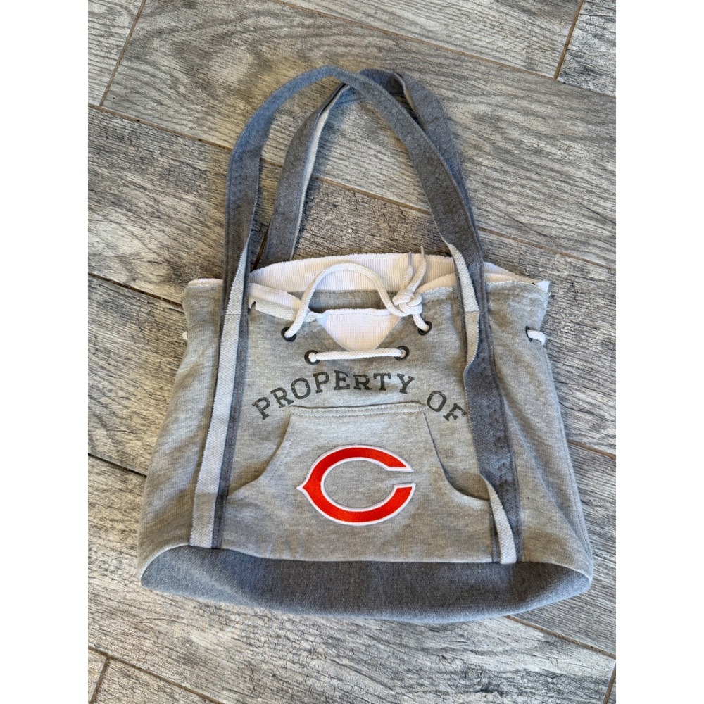 Little Earth NFL Chicago Bears Purse Tote NWOT Hoodie Sweatshirt Shoulder Bag